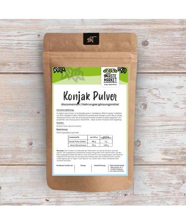justaste 200 g Konjac powder glucomannan natural powder vegan low carb - Buy Online on GoSupps.com