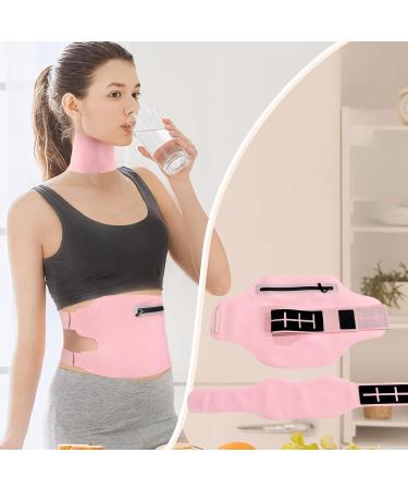 jyibinee Reusable and Washable Castor Oil Pack Reusable Versatile Leak-Proof Design to Improve Natural Body Heat Pink Castor Oil Bag - Buy Online on GoSupps.com