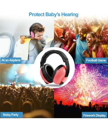 YANKUIRUI Baby Ear Defenders - Noise Cancelling Headphones for 0-3 Years | Pink - Buy Online on GoSupps.com