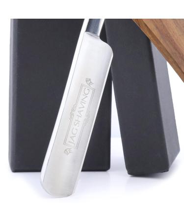 Jag Shaving Razor - Sustainable Black Safety Razor with Leather Case | Eco-Friendly Razor for Men - Buy Online on GoSupps.com