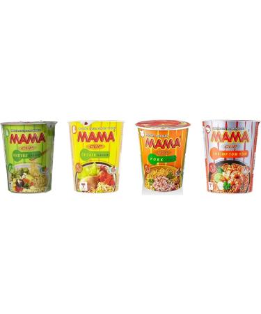 CNMART Mama Instant Noodle Cups - 6 Assorted Flavours Oriental Style Pack of 6 - Buy Online on GoSupps.com