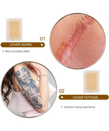 HOMSFOU Feuilles Cicatrisantes Imperm ables Patchs Adh sifs Protecteur de Cicatrice pour Peau Profonde Adapt pour Bras Jambes et Corps - Buy Online on GoSupps.com