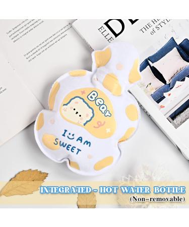 Mini Hot Water Bottle 300ml - Relief for Dysmenorrhea Muscle Pain Colds & Fever - Ideal for Kids & Adults - International Shipping - Buy Online on GoSupps.com