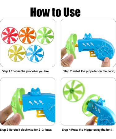 CCINEE 17pcs Cat Fetch Toy Cat Palying Tracking Interactive Toys with Flying Propellers for Cat Kitten Indoor and Outdoor Chasing Training Hunting Chasing Supply - Buy Online on GoSupps.com