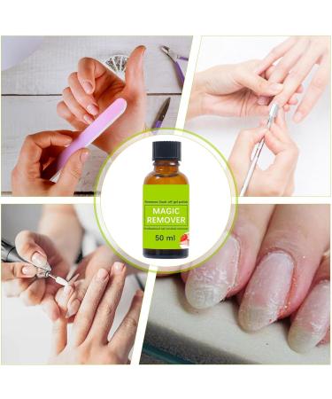 Remove Gel Nail Polish - Gentle Natural Formula | Safe Gel Removal Solution with Nail Care Suitable for Beginners and Professionals for Women and Girls - Buy Online on GoSupps.com