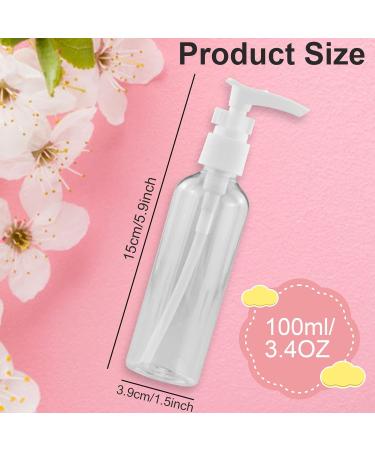 HXMJIED 6 Pcs Transparent Travel Bottles 100ml Pump Travel Bottles Spray Bottle Set Plastic Travel Atomiser Bottle Set Refillable Liquid Containers With 2 Pcs Funnels Empty Spray Bottle 100ml - Buy Online on GoSupps.com