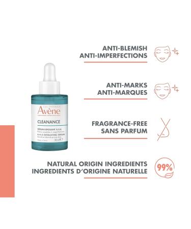 Eau Thermale Av ne Cleanance A.H.A Exfoliating Serum for refined pores anti-blemish with natural acids - Buy Online on GoSupps.com