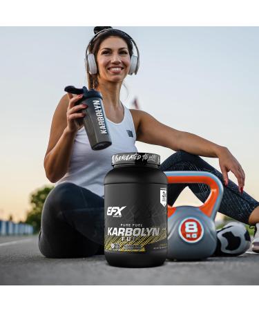 EFX Sports Karbolyn Fuel | Fast-Absorbing Carbohydrate Powder | Carb Load, Sustained Energy, Quick Recovery | Stimulant Free | 36 Servings (Lemon Ice) Lemon Ice 4.4 Pound - Buy Online on GoSupps.com