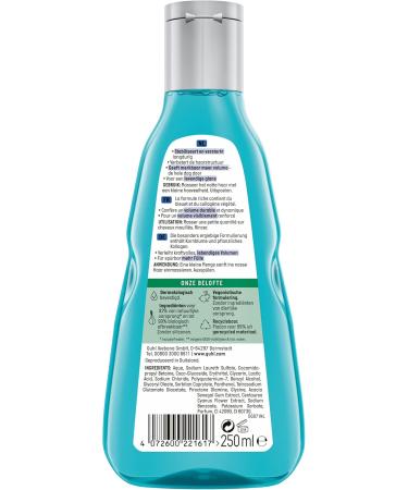 Guhl Ikebana Cosmetics BV Guhl Long Lasting Volume Shampoo With Blue Lotus For Fine Limp and Lifeless Hair 250 Milliliters - Buy Online on GoSupps.com