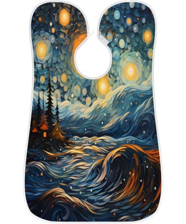 Burning Baseball Beard Bib Apron Ultimate Beard Hair Catcher for Men | Perfect Father's Day & Christmas Gift for Dad or Husband - Buy Online on GoSupps.com