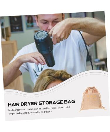 LALADEFIEE Hair Dryer Storage Bag Cotton Hair Dryer Bag Hair Bags for Hair Stuff Drawstring Storage Bags Fabric - Buy Online on GoSupps.com