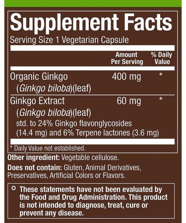 plnt Gingko Full Spectrum Supports Memory & Mental Clarity (60 Vegetarian Capsules) - Buy Online on GoSupps.com