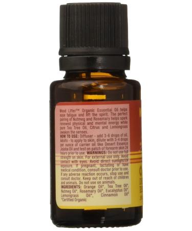 Desert Essence Organic Essential Oil - Mood Lifter & Energizing Air Freshener - 0.5 Fl Oz - Tea Tree Cedarwood Cardamom - Boost Energy & Joy - Perfect for Fatigue Relief - Buy Online on GoSupps.com