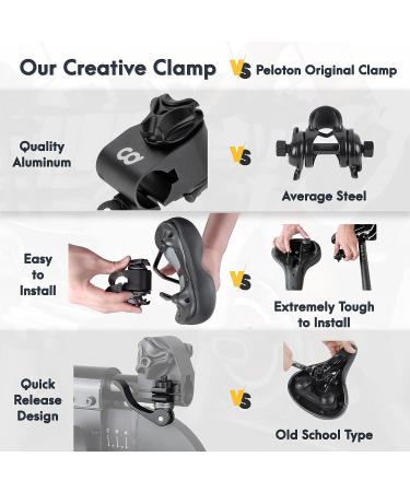 Quick Release Seat Clamp Adapter for Peloton Bike & Bike+ | Premium Aluminium | Pack of 2 - Buy Online on GoSupps.com