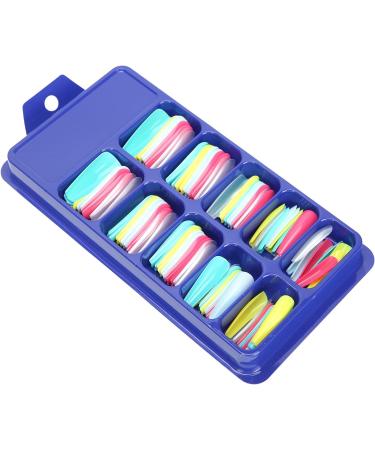 Press On Nails Fake Nails Set Pure Color Full Cover Nail Tip False Nail Tip Girls Fake Nails Ballerina False Gel Nails Art Tips False Nails for Women Girls Kids DIY Nail (02) - Buy Online on GoSupps.com