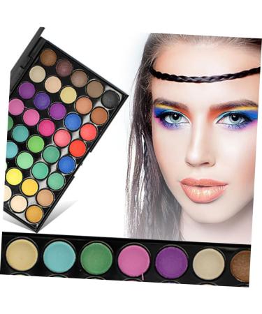 FOMIYES 3pcs 40 Matte Combination Ladies Eyeshadow Lustre Shadow Smoky Pallet for Pearly Makeup Cosmetic 1 count (Pack of 1) As Shownx3pcs - Buy Online on GoSupps.com