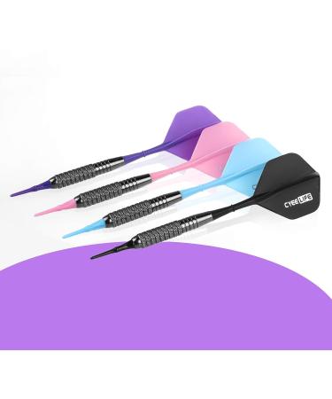 CyeeLife Soft Tip Darts Set 16g - Integrated Flights & 100 Plastic Points - Colorful & Durable - Easy to Use & Long-lasting - Buy Online on GoSupps.com