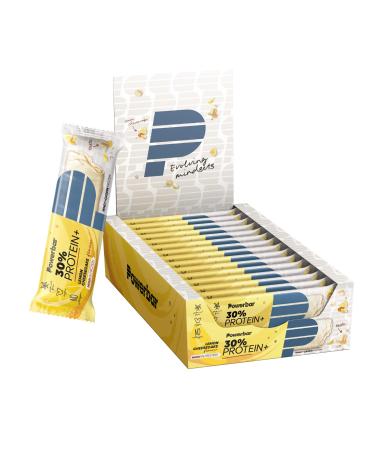 Powerbar - 30% protein plus - lemon cheesecake - 15x55g - high protein bar - whey & casein protein - collagen -free lemon cheesecake single