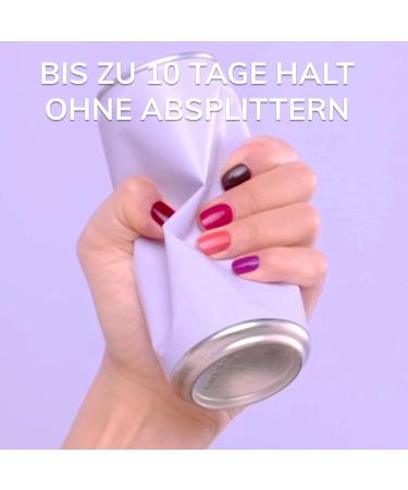 Manhattan Last & Shine Nail Polish - Violet 940 A Purple Spell | 10 Days Perfect Hold Shiny Finish 10ml - Buy Online on GoSupps.com