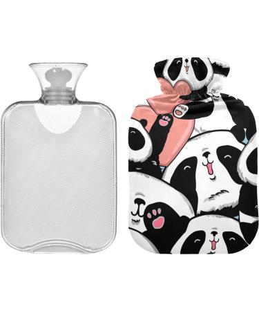 Shop Panda Heart Hot Water Bottle - 2L Cover for Pain Relief & Cramps | International Shipping - Buy Online on GoSupps.com