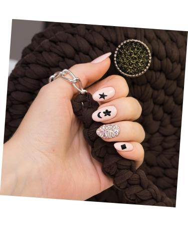 POPETPOP 1 Box Nail Jewelry Drill Nail Art Jewels Nail Manicure Decoration Ab Diamonds for Nails Rhinestones Rhinestone Acrylic Nails Nail Jewelry Decorations Flash 3d Accessories Plastic 13X5X1cm Black - Buy Online on GoSupps.com