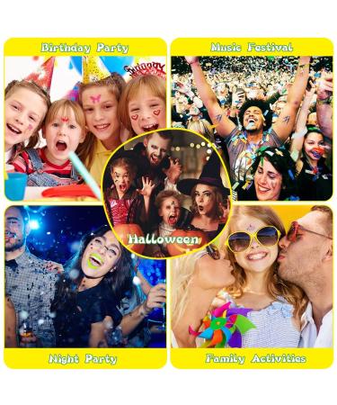 AIDUCHO 30 Colors Temporary Glitter Tattoo Kit - Waterproof Body Glitter Tattoos for Kids - Festival Party Gift Set with 105 Stencils, Brushes, and Glue - Buy Online on GoSupps.com