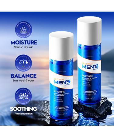 Shantou Hoygi Biological Facial Water for Men with Oily Skin Facial Toner Reduces Pores Mattifies & Hydrates Reduces Shine Light Texture Soothing Care Daily Use Restoring Skin Balance - Buy Online on GoSupps.com