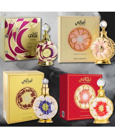 Amazing Collection Layali Yulali Amaali & Layali Rouge concentrated perfume oils 15ML (0.5Oz). (AMAZING COLLECTION) AMAZING COLLECTION 0.5 Fl Oz (Pack of 1) - Buy Online on GoSupps.com