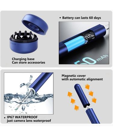 BEBIRD X17 Pro Wireless Earwax Remover with 1080P HD Camera - Blue - Buy Online on GoSupps.com
