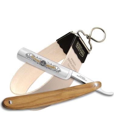 Soling razor set from Solingen Made in Germany with wooden handle razor set with razor and string string of instrument RW based in Germany