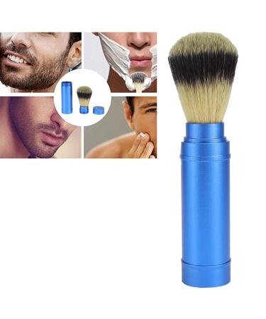 Premium Shaving Brush | Portable Barber Brush for Men | Travel Grooming Tool | Beard & Facial Cleansing Tool - Buy Online on GoSupps.com
