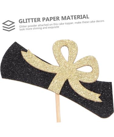 Warmhm 13pcs Graduation Season Cake Insert Dessert Toppers Cardstock Topper 2021 Graduation Party Decorations Graduation Cupcake Picks Graduate Toothpick Glitter Paper Card Stock - Buy Online on GoSupps.com