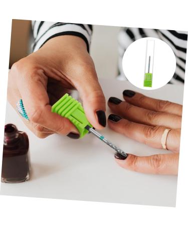 Beatifufu Nail Polisher Nail Drill Bits Nail Art Polishing Tools Manicure Drill Bits Nail Art Drill Bits Manicure Tools Drill Bits for Nails Metal Nail Drill Bit Manicure Accessories 7.00X1.30X1.30CM Green - Buy Online on GoSupps.com