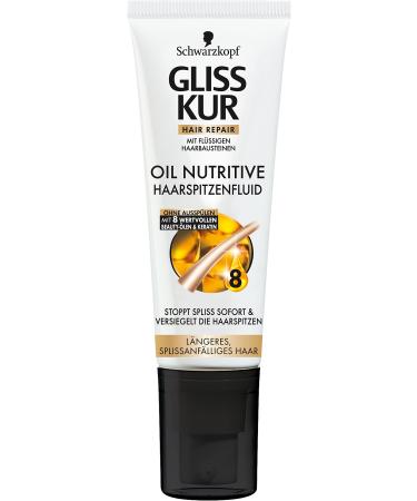 Schwarzkopf Gliss Kur Oil Nutritive Fluid for Hair Ends, 50 ml