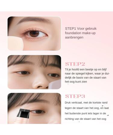 Eyeliners Stamps Eyeliners Stencils Pencil 105ml Smooth Precision Wing Pen MultiFunctional Beauty Tool at Women Quick Makeup for Girls Presents to Friends Easy Use Black - Buy Online on GoSupps.com