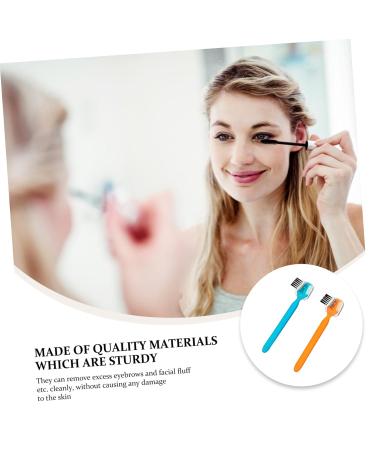Beavorty Eyebrow Scraper & Comb Set | Reusable Mini Eyebrow Razors & Peeling Knife - Perfect for Precise Styling & Grooming - Buy Online on GoSupps.com