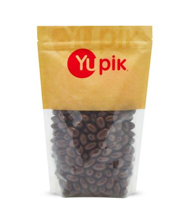 Yupik Sugar Free Milk Chocolate Almonds 1 kg Kosher Whole Nuts Milk Chocolate Covered Roasted Almonds Nuts Dipped in Chocolate Crunchy & Smooth Source of Fiber Sugar-Free Snacks