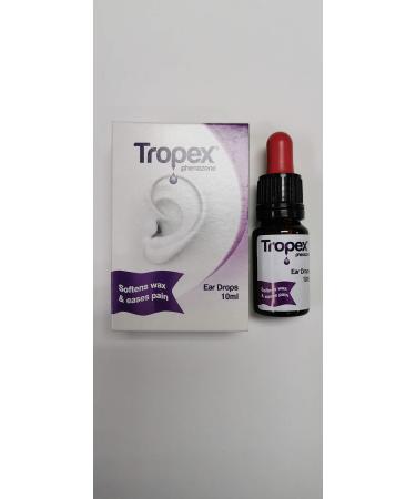 Rowa Tropex Phenazone Ear Drops 10ml Softens Wax and Eases Pain