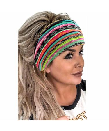 STGDAK Boho Headbands for Women - African Wide Hair Bands 6 Pack - Stylish Turban Stretch Fashion Headbands - Elastic Sweatband for Yoga, Running - Hair Accessories for Teen Girls - Style 28 - Buy Online on GoSupps.com