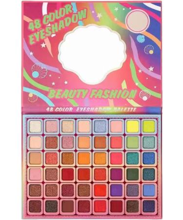 Eye Shadow Palette - Eye Shadow Make Up Palette Makeup 48 Colors | Eye Shadow Natural Long Lasting High Pigmented Eyeshadow Shimmer Glitter For Women Beginner Girls - Buy Online on GoSupps.com