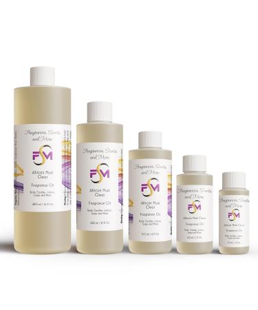 Fragrances Scents and More African Musk Clear Fragrance Oil - 8 Fl Oz Plastic Bottle (240ml) - Buy Online on GoSupps.com
