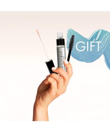EVA LUCRIA Oil Based Eyelash Growth Serum & Eyebrow Enhancer - 0.33 Fl Oz (10ml) - Volume Boost for Lashes, Mascara Included - Cruelty Free - Buy Online on GoSupps.com