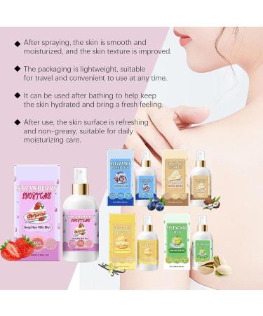 Vanilla Body Spray Vanilla Cream Puff Body Lotion Spray Hair and Body Scented Moisturizing Spray Body Lasting Fragrance Spray Body/Hair Lotion Spray Vanilla Cream Puff Blueberry Cake - Buy Online on GoSupps.com