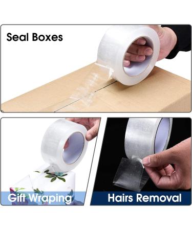 Clear Packing Tape 2 Inch Wide 2.0mil Thickness 110 Yard Per Roll Pack of 6 Rolls 6-Pack 110Yd 2inch - Buy Online on GoSupps.com