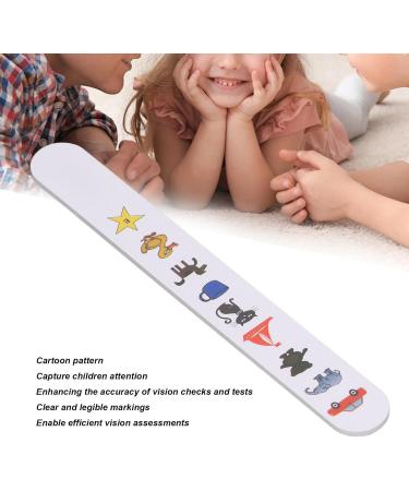 Vision Optometry Test Card | Cartoon Eye Chart & Fixation Rod for Professional Eye Testing | International Shipping - Buy Online on GoSupps.com