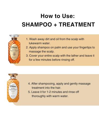 Moist Diane Hair Shampoo & Conditioner Set | Japanese Keratin Haircare for Men & Women | Sulfate & Silicone Free Hydrating & Moisturizing - Buy Online on GoSupps.com