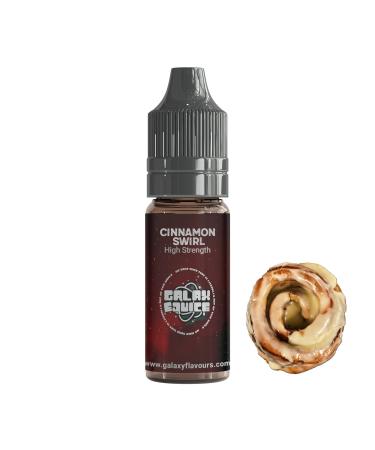 Cinnamon Swirl High Strength Flavouring - 230+ Flavours - Galaxy Food Flavours - 10ml Bottle Cinnamon Danish Swirl