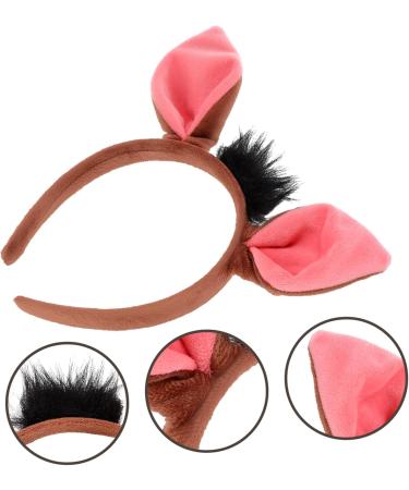 MERRYHAPY Warthog Headband Animal Ear Headband for Cosplay Ear Headband for Pig Ear Headband for Dress up Warthog Ear Headband Pig Ear Headband for Cosplay Party - Buy Online on GoSupps.com