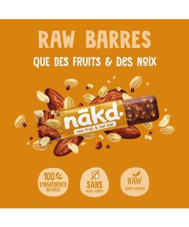 N kd. Peanuts | Raw Fruit & Nut Bars | 100% Natural Ingredients | No Sugar Added | Vegan | 4 x 35g | 140g - Buy Online on GoSupps.com