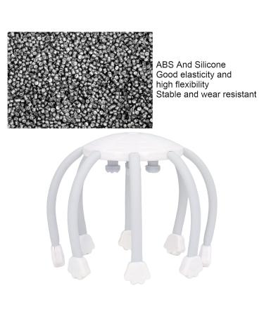 Professional Scalp Claw Massage Device - Relaxing Head Massager for Tiredness Relief | Portable Silicone Travel Health Care (White) - Buy Online on GoSupps.com